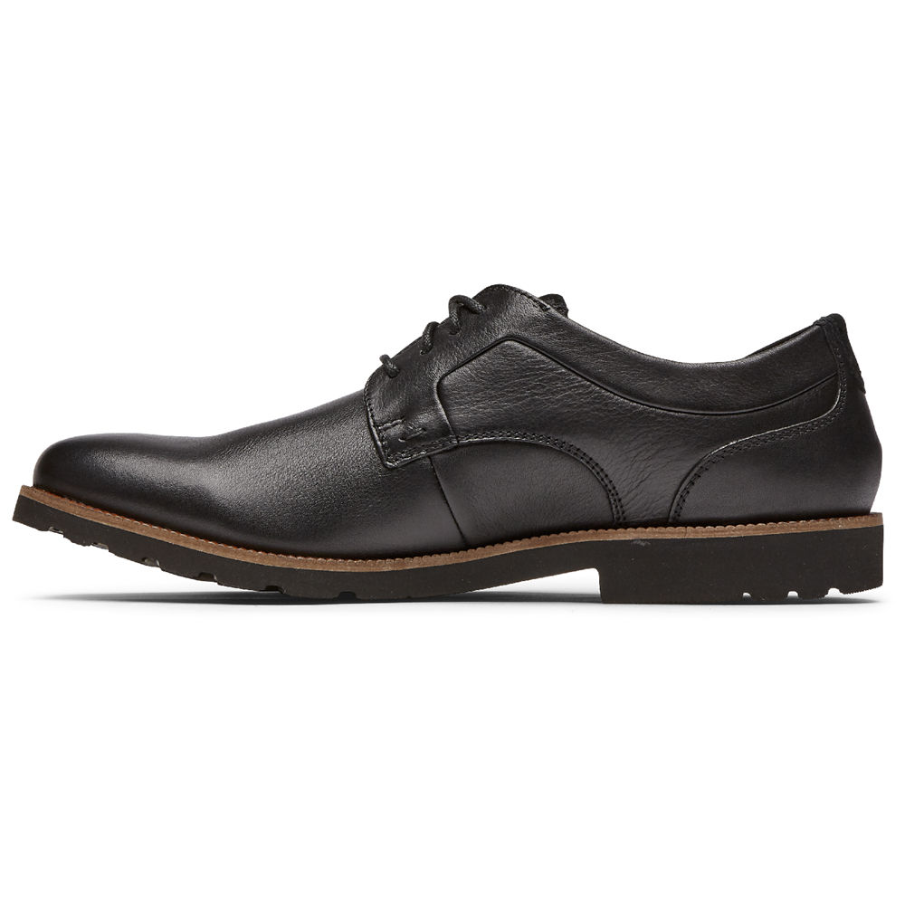 Rockport Singapore Mens Oxfords - Sharp & Ready 2 Plain Toe Black - VQ3501986